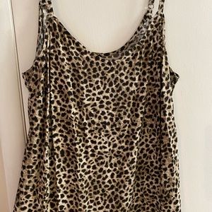 Torrid size 1 leopard print Ava challis cami